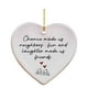 thumbnail image 1 of Decoraciones de Árbol de Navidad,Feliz Navidad Mamá Y Papá Regalo Colgante de Cerámica en Forma de Corazón para los Padres Embarazados,Primera Decoración Casada de Navidad 2023,Árbol de Navidad de Cer, 1 of 7