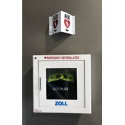 ZOLL 9310-0738PR Sign-3-Dimensional AED 3D Wall Sign Custom for Puerto Rico