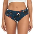 thumbnail image 1 of Fotbe Christmas Dachshund Calzones Estampados para Mujer – Ropa Interior de Algodón, Cómoda, Suave y Elástica-Medium, 1 of 6