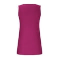 thumbnail image 4 of UPPADA Women's Summer Tank Tops Crew Neck Sleeveless Shirts Ribbed Knit Slim Fitted Basic Cami Tops Casual Blouses Tees,Trendy Tank Tops for Women 2025 Hot Pink,S, 4 of 6