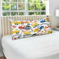 thumbnail image 4 of GZHJMY Cartoon Construction Vehicles Pillowcase Queen Size, Super Soft Pillow Shams Covers, Plush Cozy Pillow Cases with Zipper, 20" X 30"（393）, 4 of 6