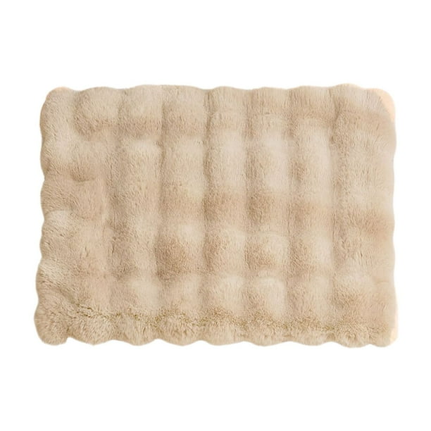 Manta de invierno para mascotas, para perros y gatos, suave y amasable, de forro polar, tamaño 15,75 x 11,81 x 0,39 pulgadas, portátil y plegable para uso en interiores y exteriores.