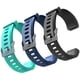 thumbnail image 1 of wonima11 3-Pack Waterproof Bands, Slim Soft TPU Replacement Bands for Veryfit Pro ID115Plus HR Band (Black, Blue, Green), 1 of 1