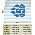 thumbnail image 3 of Culver Stockton College Logo Fleece Blanket, Very Soft Microfiber Flannel Blanket for Couch Warm and Cozy for All Seasons, 3 of 6