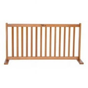 20" Kensington - Large Free Standing Wood Pet Gate - Artisan Bronze