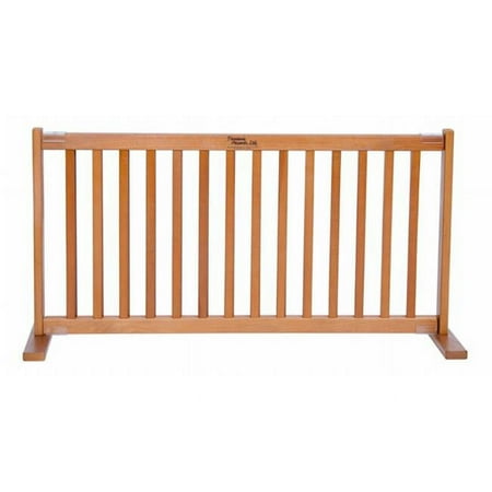 20" Kensington - Large Free Standing Wood Pet Gate - Artisan Bronze