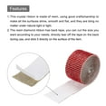 thumbnail image 4 of Uxcell 4 Roll 4 Yard 13.5/27mm Self Adhesive Crystal Rhinestone Ribbon for Crafts Project, Red, 4 of 5