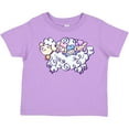 thumbnail image 3 of Inktastic Fluffy Sheep Family Boys or Girls Toddler T-Shirt, 3 of 5