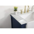 thumbnail image 4 of 30 inch single bathroom vanity in blue, 4 of 8
