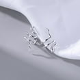 thumbnail image 6 of Solid 925 Sterling Silver Snake Cuff Earrings No Piercing Wraps for Women Teens Snake Clip On Earrings Crawler, 6 of 7