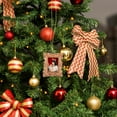 thumbnail image 5 of OFFIGAM Christmas Photo Frame Ornament Golden Mini Rectangular Vintage Hanging Decoration for Xmas Tree Holiday Party DIY 1 Unit 2.95X2.44X0.24in, 5 of 10