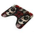 thumbnail image 4 of Captain Spaulding U-Shape Rug, Ultra Soft Washable Toilet Mat, Non Slip Absorbent Bath Rug Water Absorbent for Bathroom, 4 of 8