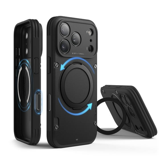elago iPhone 17 Pro Magentic Armor Stand (Black)