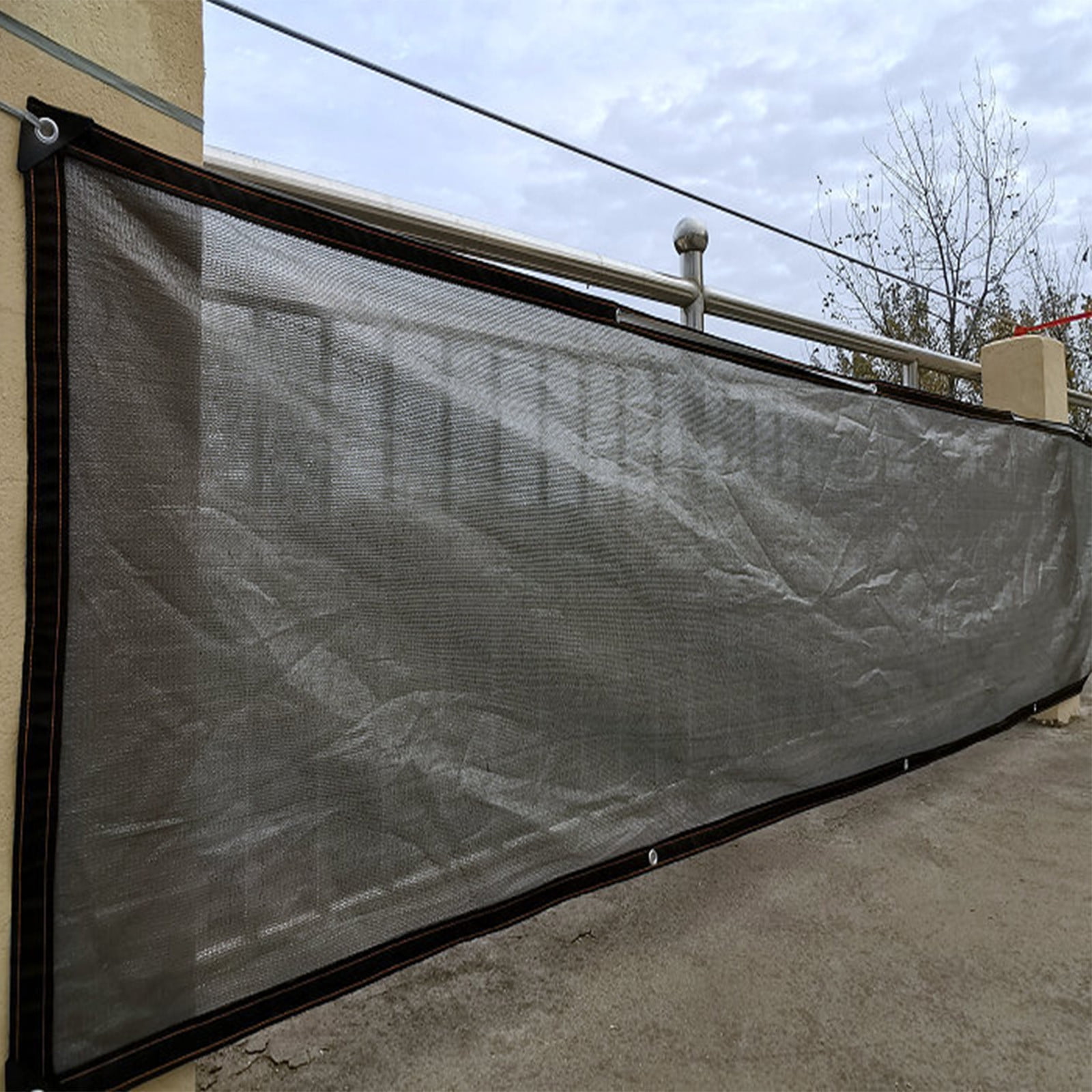 Summer Savings Clearance! Boovnll Sun Shades Outdoor Patio, 3.3x16.5Ft Rectangle Sand UV Block Sunshade Mesh Insulation Permeable Heavy Duty Shade Cloth for Outdoor Patio Yard Garden, Sun Shade