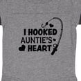 thumbnail image 3 of Inktastic I Hooked Auntie's Heart with Fishing Rod Boys or Girls Baby Bodysuit, 3 of 4