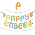 thumbnail image 1 of Easter Banner Set Hanging: Letter Bunting Banner Holiday Banner Party Decoration, 1 of 4