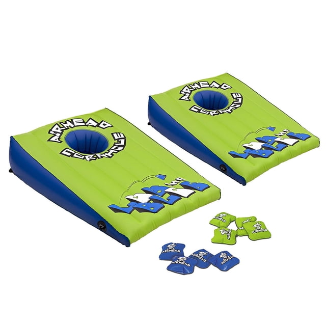 Airhead Lob The Blob Juego de Piscina Inflable Cornhole, Impermeable, PVC de Gran Calibre, 37" x 26" x 4", Paquete de 2
