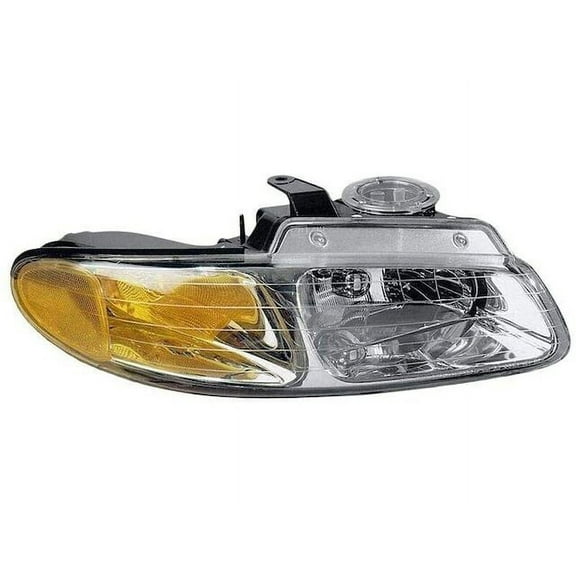 Right Passenger Side Headlight Assembly - Compatible with 1996 - 1999 Dodge Grand Caravan 1997 1998