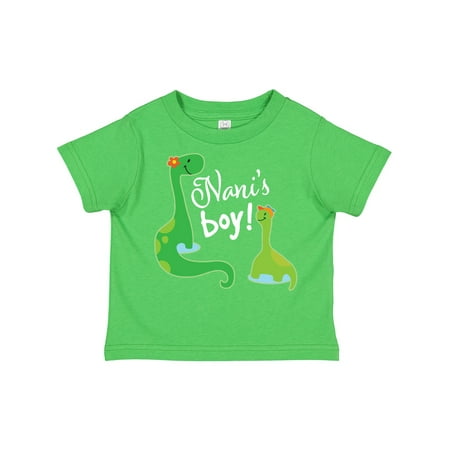 

Inktastic Nani Boy Grandson Dinosaur Gift Toddler Boy Girl T-Shirt