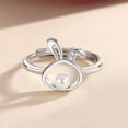 thumbnail image 2 of CILENON Rabbit Year Necklace Women'S Fashion Necklace Imitation Pearl Rabbit Pendant Earnail Ring Bracelet (GD6,One Size), 2 of 5