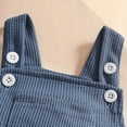 thumbnail image 4 of WUANDIXFA 3Pcs Infant Baby Boy Outfit 3 6 12 18 Months Romper Bodysuit Pants with Hat Fall Clothes,Navy,0-3 Months, 4 of 7