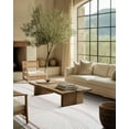 thumbnail image 2 of Jamfeel 4x6 Area Rugs for Living Room Modern Abstract Print Carpet Soft Low Pile Washable Rugs Bedroom, Home Decor, Camel, 2 of 7