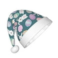thumbnail image 2 of Cauagu Cute Rabbit Easter Pattern Christmas Hat for Kids,Xmas Holiday Hat Santa Hat for Boys & Girls Festive Headwear Accessories for Christmas/New Year/Holiday, 2 of 6