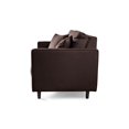 thumbnail image 4 of Sofá Love Seat 2 Plazas De Lino Chocolate Modelo Marzana Makora, 4 of 7