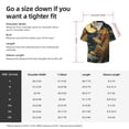 thumbnail image 5 of Vsdgher Leopard Reading Tarot Cards Men's Cuban Shirt, Hawaiian Shirts, Business Casual Button Down Shirts, Short Sleeve Shirt-XX-Large, 5 of 5