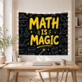 thumbnail image 5 of Transportation Vehicles Math with Magic Chalkboard Textured, Playful Watercolor for Transportation Fans, Wall Decor, Graduation Gift, Tapestry Wall Hanging for Dorm and Living Room, 5 of 7