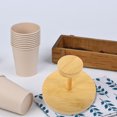 thumbnail image 4 of 1Pack Coffee Cup Dispenser Bamboo Rectangular for Home Use Commercial Countertops, 4 of 8