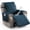 Peacock Blue, variant on 1Pc 100% Waterproof Recliner Chair Cover, Non Slip Recliner Covers For Recliner Chair With Pocket, Pet Scratch-Resistant Sofa Slipcover, Washable Furniture Protector, Easy To Install For Living Room