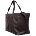 thumbnail image 5 of X RAY JEANS Mens Pebbled Faux Leather Travel Duffel Bag, Dark Brown, OS, 5 of 7