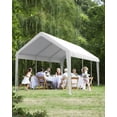 thumbnail image 4 of Garvee Waterproof  Carport Canopy Cover,  10 x20 Feet , White, 4 of 6