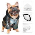 thumbnail image 2 of Bingfone Realistic Cute Sea Turtle Dog Clothes Hoodie, Pet Winter Coat,Puppy Sweatshirts for Small Dogs Boy Girl,Suitable for All Breeds-Medium, 2 of 6