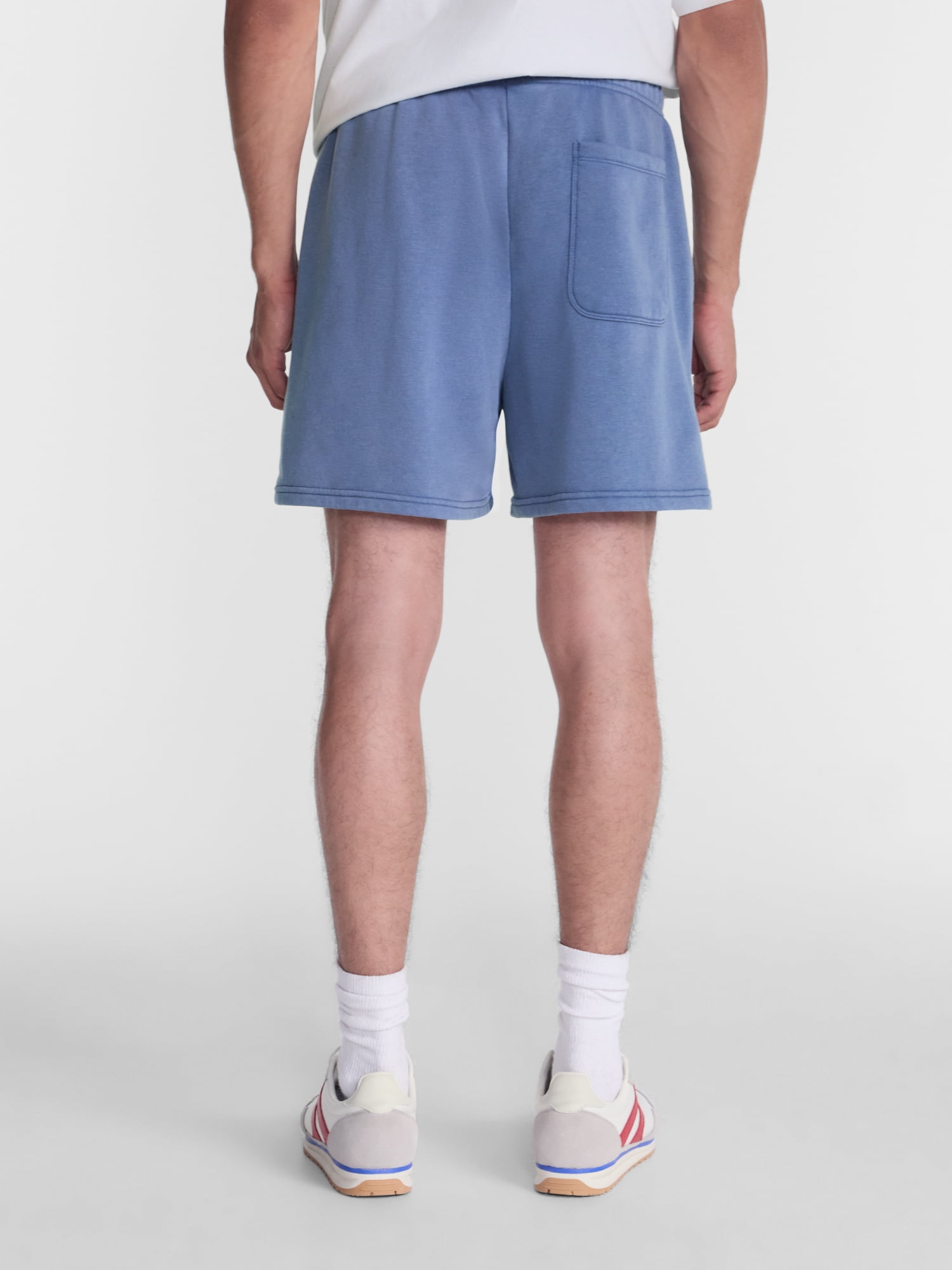 No Boundaries Fleece Jogger Shorts, 6" Inseam, Men's Sizes XS-5XB