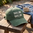 thumbnail image 5 of IDK IDC & Idgaf Hat Embroidered Baseball Cap Funny Adjustable Distressed Cotton Baseball Hat for Men Women, 5 of 6