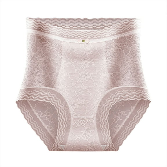 Women's Lace Shapewear Panties 2025 High Waisted Full Coverage Breathable Boyshorts Seamless Tummy Tuck Underwear No Show Lightweight Daily Sculpting