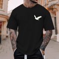 thumbnail image 3 of T Shirts for Men 2026 Summer Casual Short Sleeve Crewneck Flying Bird Graphic Tees Streetwear, 3 of 6
