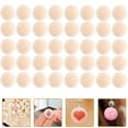 thumbnail image 4 of Miangastore 100 Pcs Demi-Perles Rondes en Bois Non Finies pour Bricolage, 4 of 9
