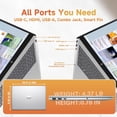 thumbnail image 6 of HP 15.6" Touchscreen Laptop for Business Student, Intel Core i3-1315U, 64GB RAM, 2TB SSD, Windows 11 Pro, 6 of 8