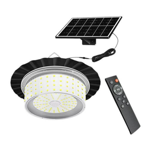 244 LED Solar Pendant Light for Indoor/Outdoor Use - 5 Intelligent Modes Nice I5Z9