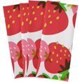 thumbnail image 7 of Kitchen Dish Towels, Cute Cartoon Strawberries Kitchen Towels Set of 6 Super Soft Absorbent Dish Towels Set Microfiber Polyester Kitchen Dish Cloths Decorative Tea Towels, 28"x18", 7 of 7