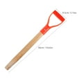 thumbnail image 2 of HAMPPLIES Replacement Spade Handles for Digging Wooden Quick Replacement 1Pack, 2 of 7