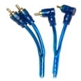 thumbnail image 1 of Cable de 2 RCA a 2 RCA tipo L 3.65m Audiobahn ARCA365T, 1 of 2