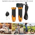 thumbnail image 4 of Scienceny 1 par de empuñaduras universales para manillar de bicicleta eléctrica con botón de 12V a 99V Type3, 4 of 6