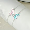 thumbnail image 2 of Pulseras de mariposa a juego de 2 piezas, adecuadas para amigos, amigos, 2 of 5