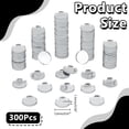 thumbnail image 2 of 300 Pcs Mini Miroir Rond Plat Autocollants Muraux en Acrylique Ronds pour Décoration Murale Maison Projets DIY Fournitures 0.45x0.06 Pouces, 2 of 5
