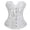 White, variant on Tqyyweavej Plus Size Corset Tops for Women Ruffle Button Dwon Bustier Shapewear Lingerie Oversize Lace Tied Push Up Bodysuit