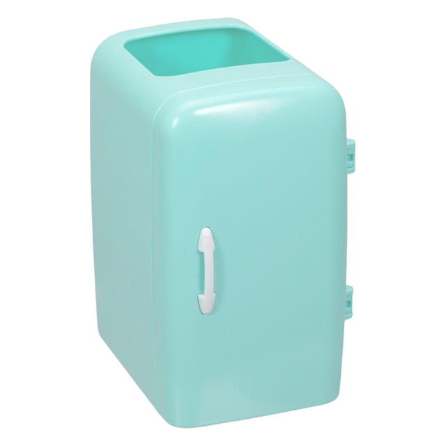 Organizador de maquillaje de escritorio multiusos con separador, estuche de almacenamiento de artículos de papelería y contenedor para cejas. Verde